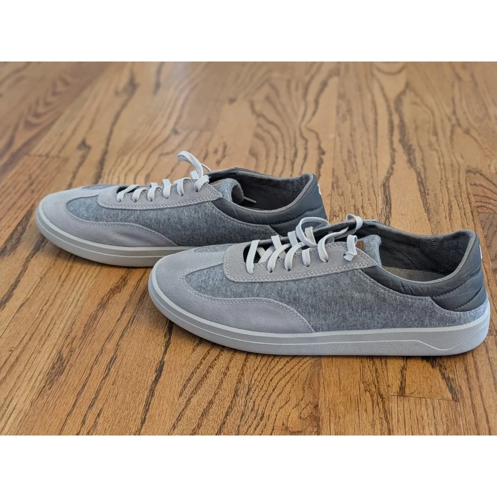 OluKai Puliki Men's Lace-Up Sneakers Sz 11 Grey/Light Grey New without Tags